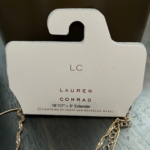 LC Lauren Conrad layered heart necklace NWT - Picture 3 of 8